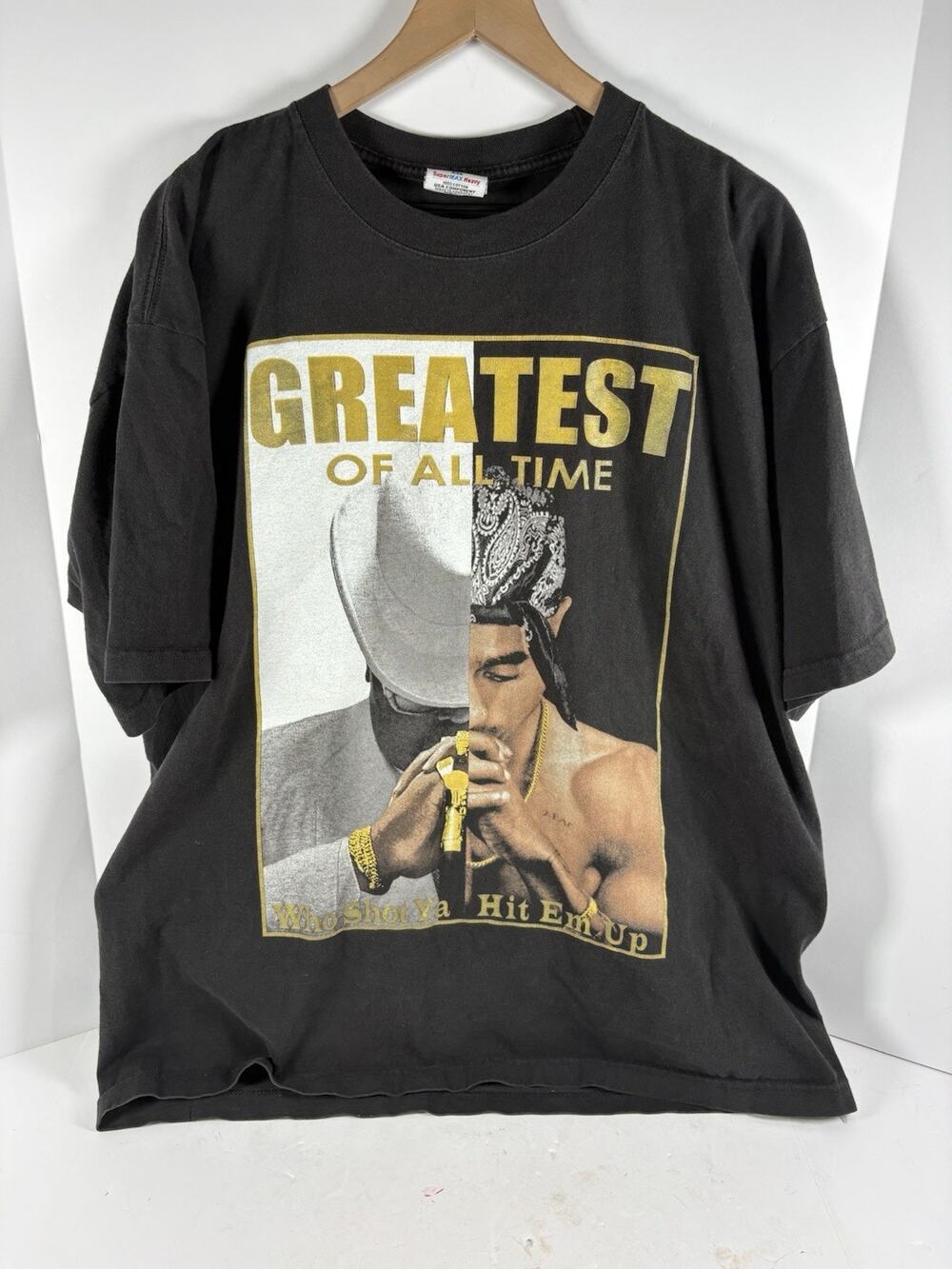 Shaka Wear 2XL 2Pac Biggie Greatest Of All Time Who Shot Ya Hit Em Up Tee